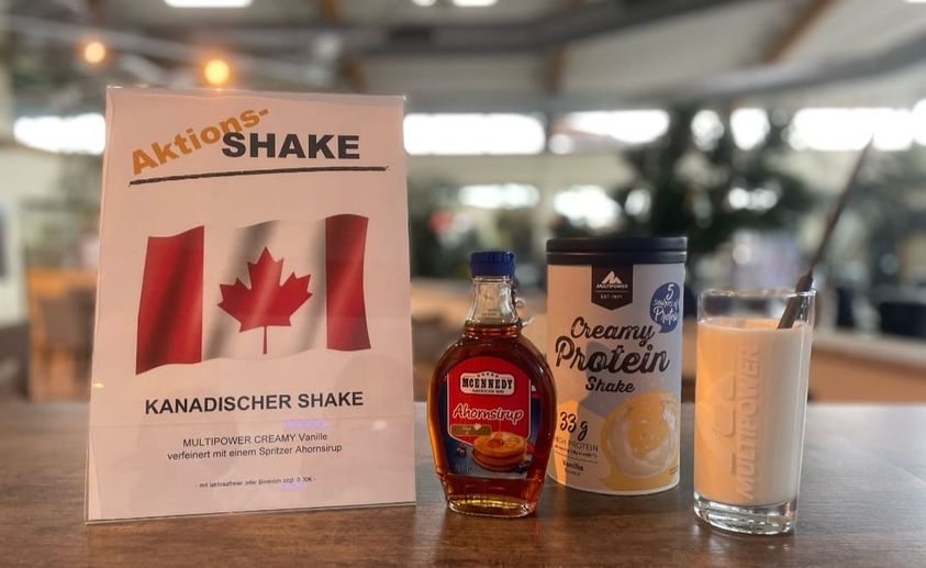 Neuer Aktionsshake: Kanadischer Shake
