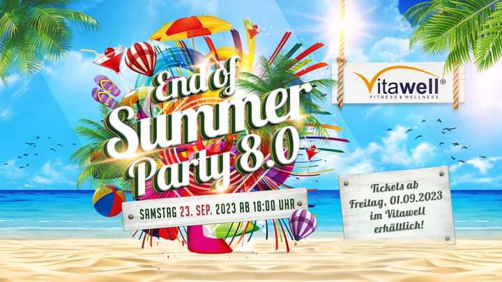 Einladung zu unserer End of Summer Party (Samstag, 23.09.2023)