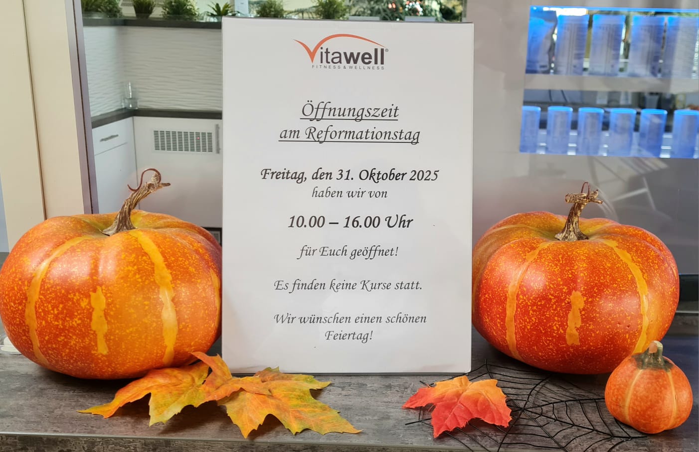 Abweichende Öffnungszeit - Reformationstag (31.10.2025)